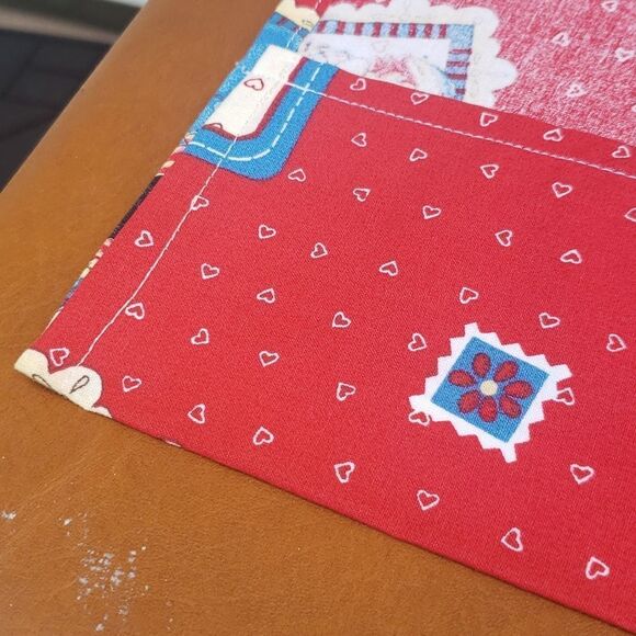 Adorable Vintage Handmade Raggedy Ann & Andy Valance Curtains - Picture 6 of 6